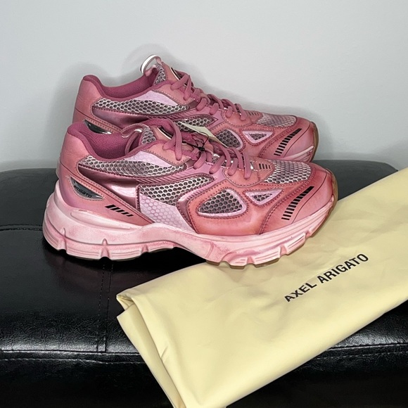 Axel Arigato Marathon Dip-Dye Lace-Up Sneakers - Picture 4 of 10